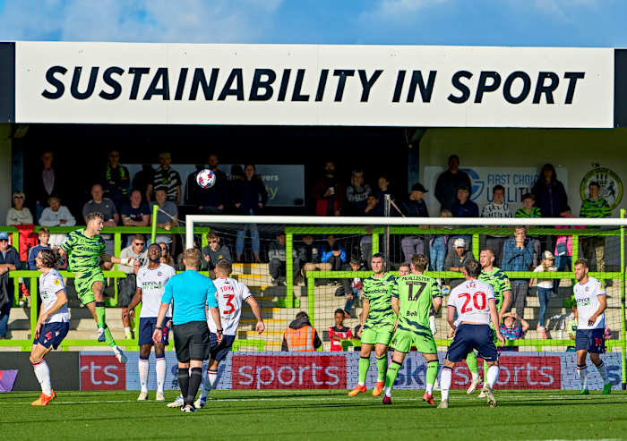 Forest Green won promotion to England’s League One this season. Despite this 1–0 home victory over Bolton, the club has mostly struggled and will be relegated back to League Two next season.